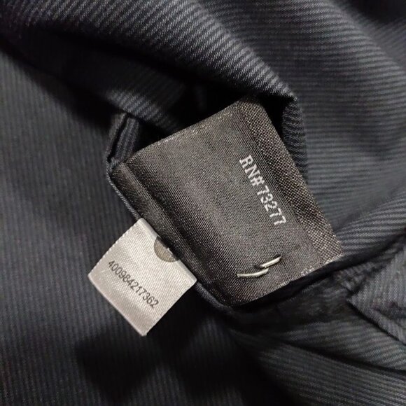 Rock & Republic Downtown Cool Iconic Button Front Shirt Navy Blue Mens Size L - Picture 11 of 14